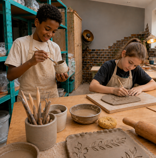 Handbuilding 8-11 Y Morning 20 July